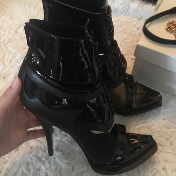 SOLD*****SOLD***Givenchy Black Patent Heels - Picture 4 of 7